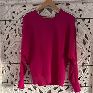 Vibrant Pink Sweater- Express size medium